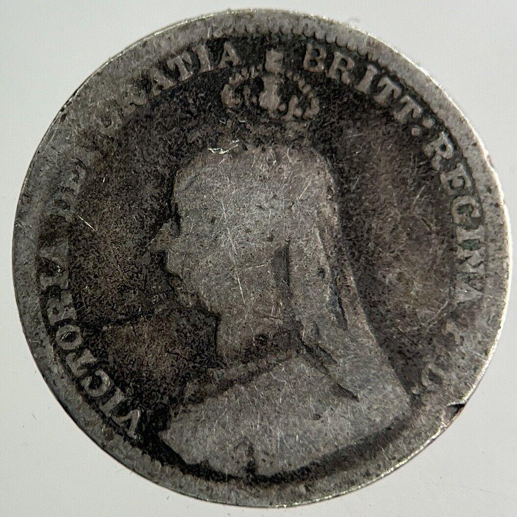 1890 Victoria Threepence Silver Coin | Collectable Grade