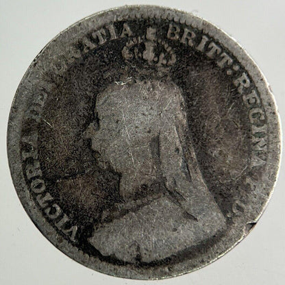 1890 Victoria Threepence Silver Coin | Collectable Grade