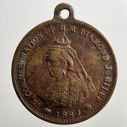 1891 Victoria Diamond Jubilee Medal | Collectable Grade | a3257