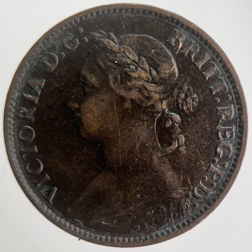 1891 Victoria Farthing Coin | Fine Collectable Grade | a4565