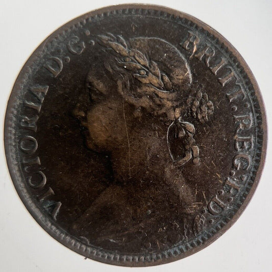 1891 Victoria Farthing Coin | Fine Collectable Grade | a4565