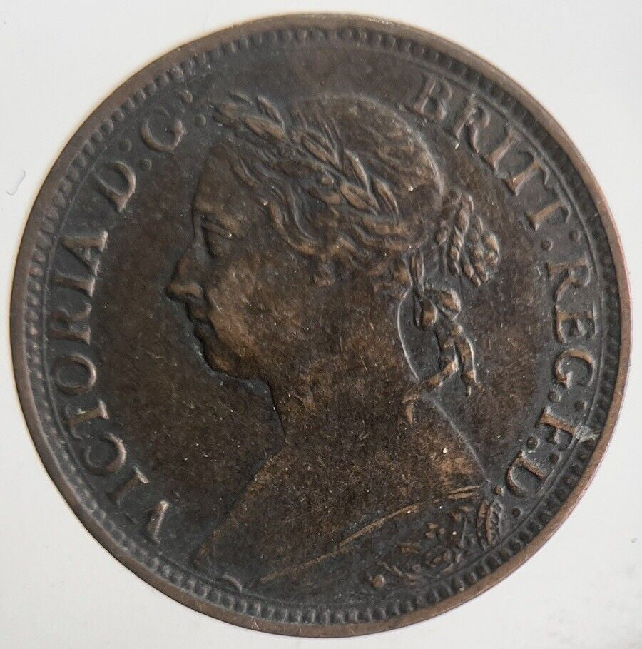 1891 Victoria Farthing Coin | Very High Grade | a4558