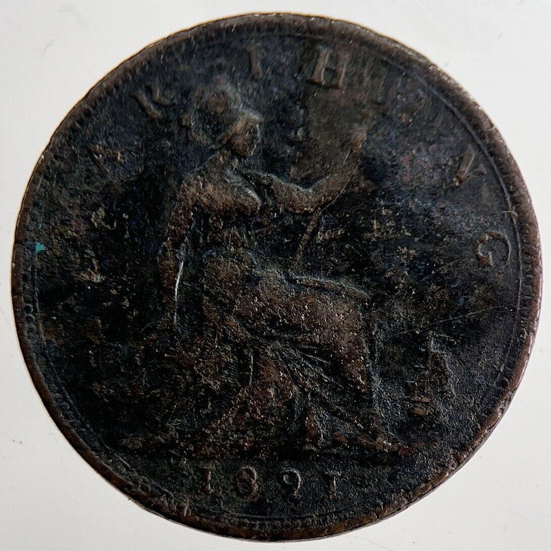 1891 Victoria Farthing Coin | Collectable Grade | a8897