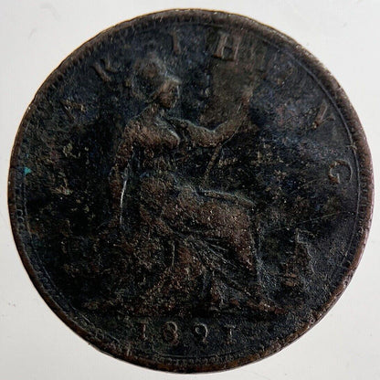 1891 Victoria Farthing Coin | Collectable Grade | a8897