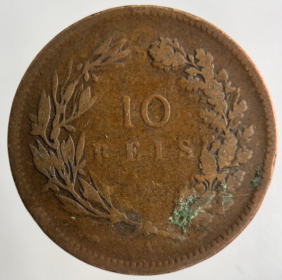 1891 Portugal 10 Reis Coin | Collectable Grade