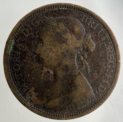 1891 Victoria Half-Penny Coin | Collectable Grade