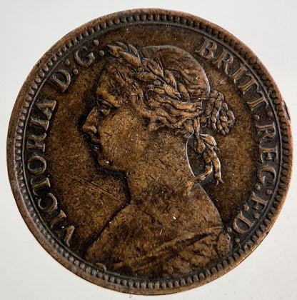 1891 Victoria Farthing Coin | Fine Collectable Grade