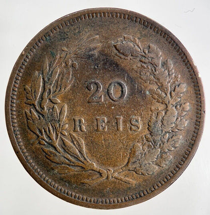 1891 Portugal XX 20 Reis Coin | Fine Collectable Grade
