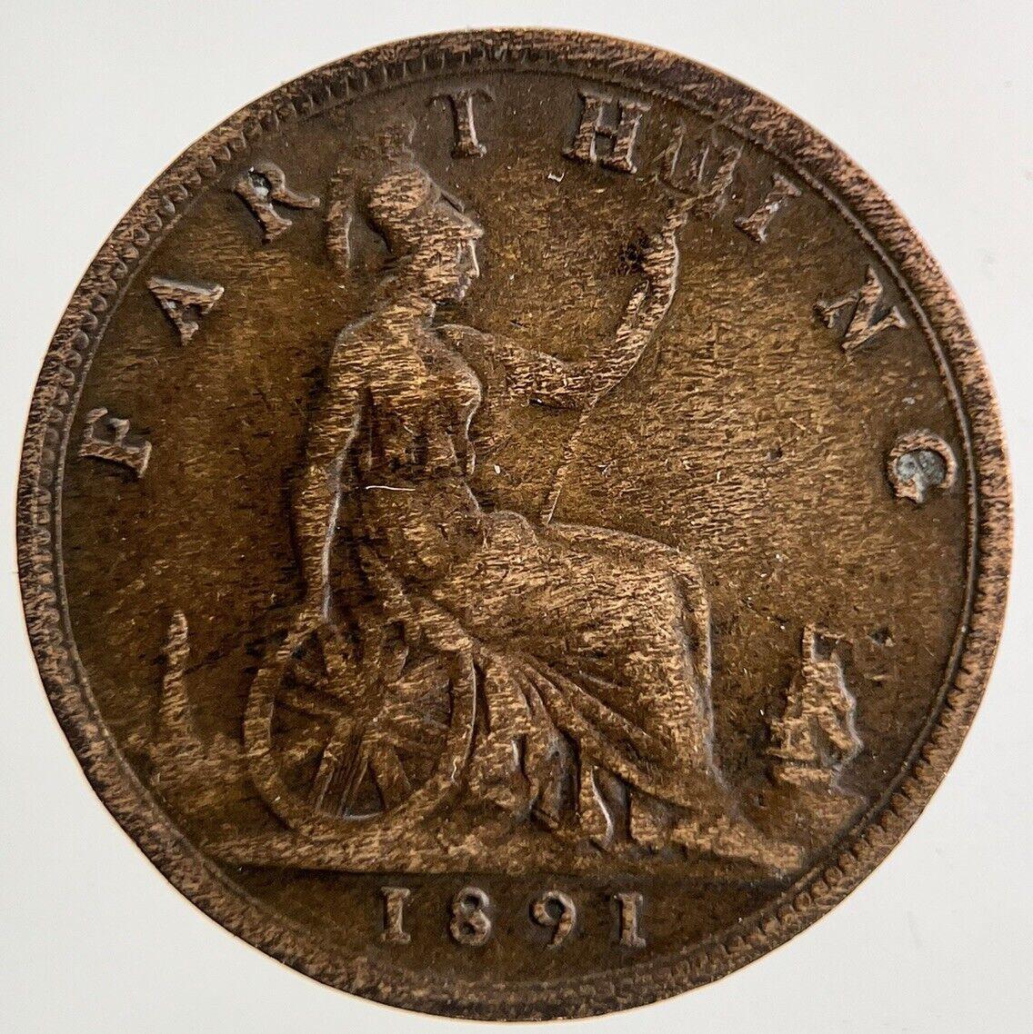 1891 Victoria Farthing Coin | Fine Collectable Grade