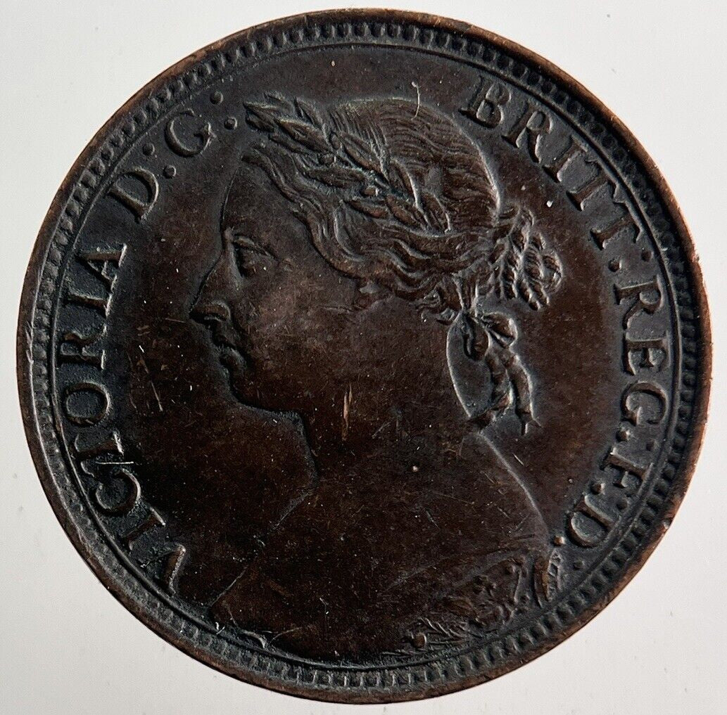 1891 Victoria Farthing Coin | Very High Grade