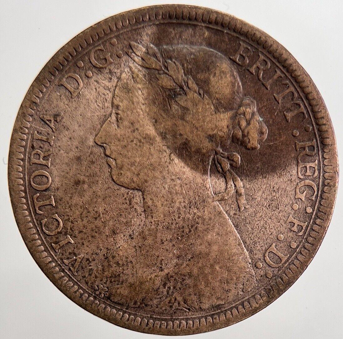 1891 Victoria Half-Penny Coin | Fine Collectable Grade | a5667