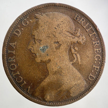 1891 Victoria One Penny Coin | Collectable Grade