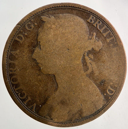 1891 Victoria One Penny Coin | Collectable Grade