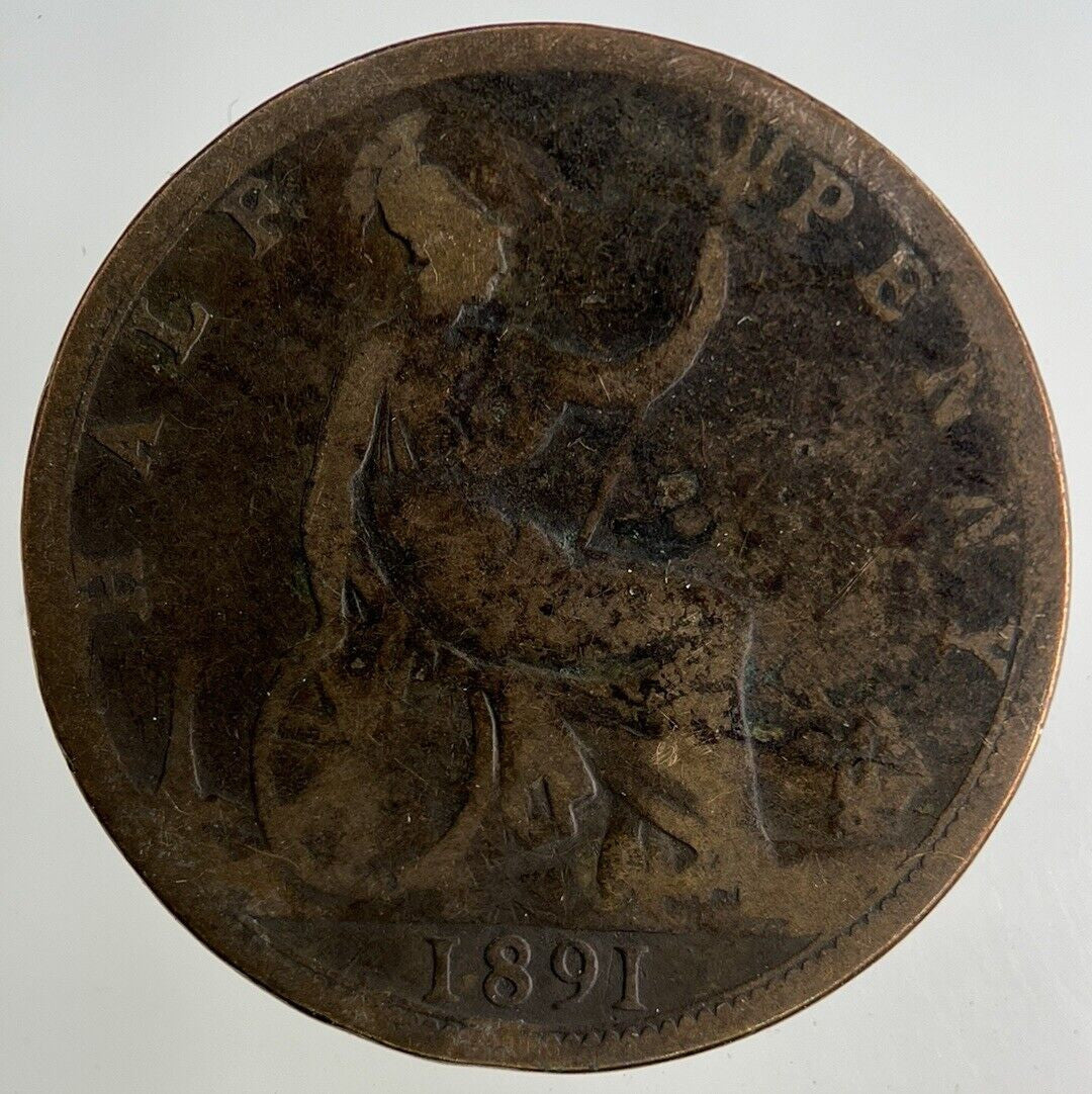 1891 Victoria Half-Penny Coin | Collectable Grade