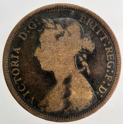 1891 Victoria Half-Penny Coin | Collectable Grade