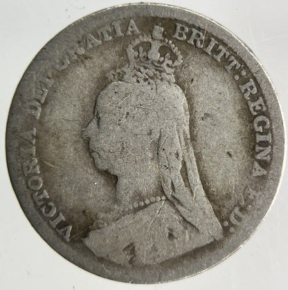 1891 Victoria Threepence Silver Coin | Fine Collectable Grade