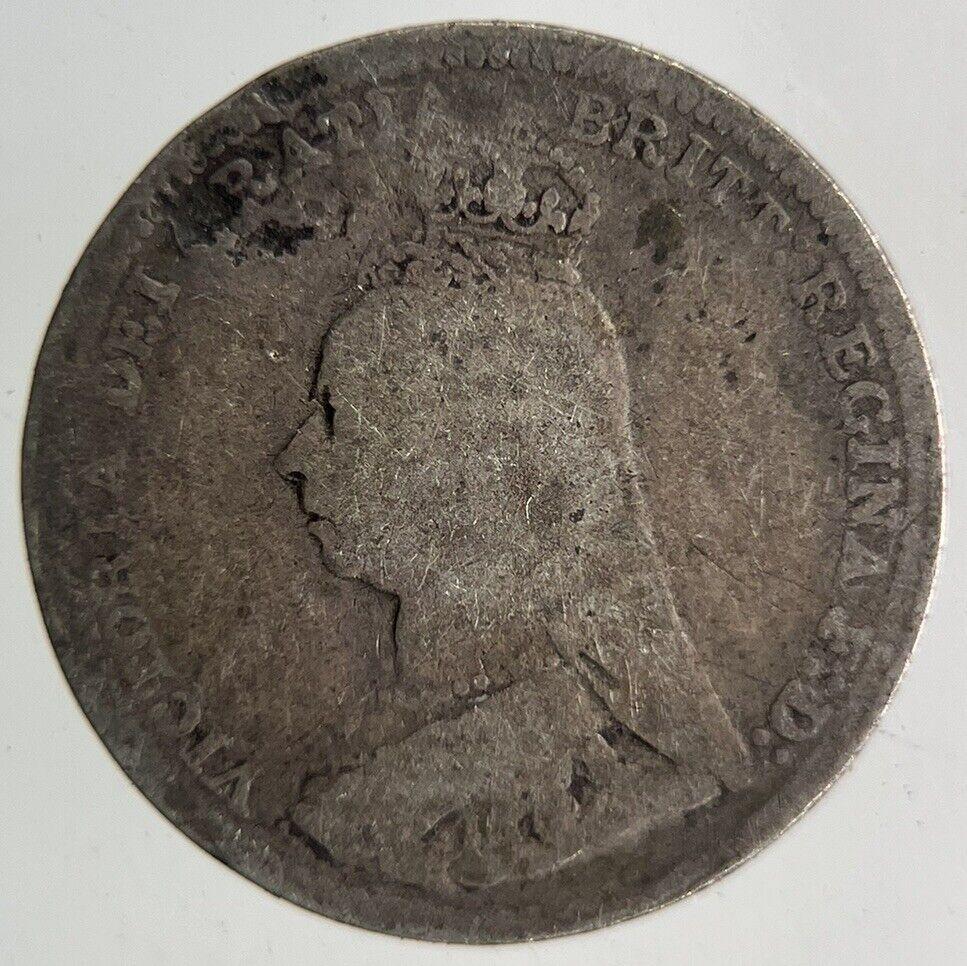 1891 Victoria Threepence Silver Coin | Fine Collectable Grade