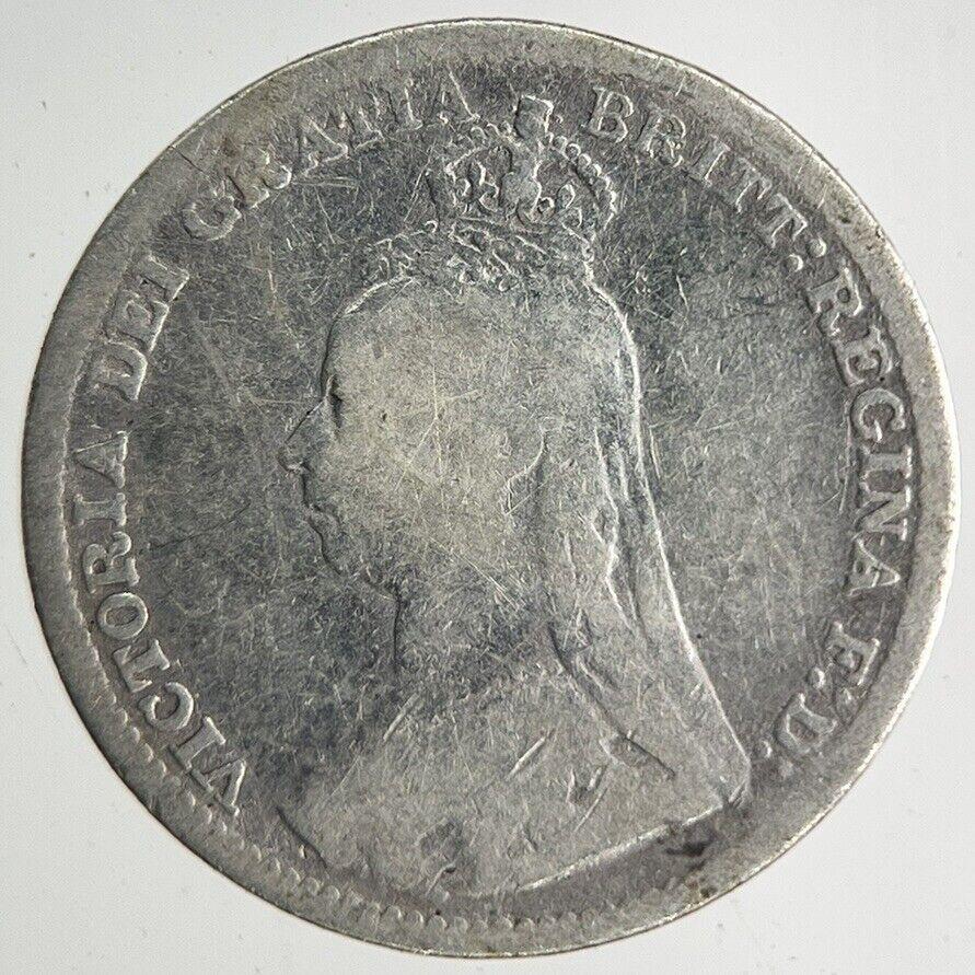 1891 Victoria Threepence Silver Coin | Collectable Grade