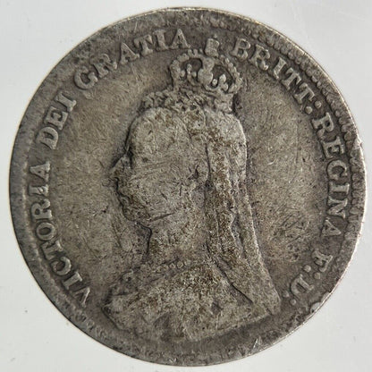 1891 Victoria Threepence Silver Coin | Fine Collectable Grade