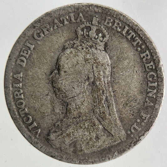 1891 Victoria Threepence Silver Coin | Fine Collectable Grade
