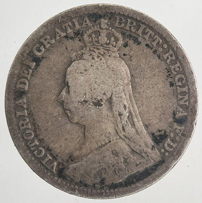 1891 Victoria Threepence Silver Coin | Collectable Grade | a6756