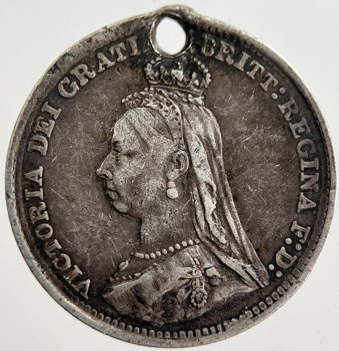 1891 Victoria Threepence Silver Coin | Very High Grade | a8540