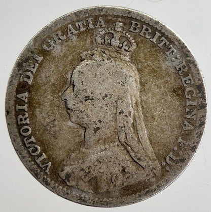 1891 Victoria Threepence Silver Coin | Collectable Grade | a8854