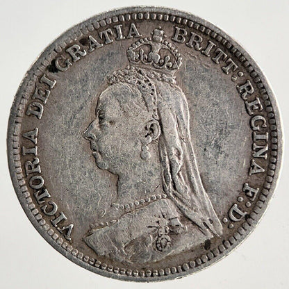 1891 Victoria Threepence Silver Coin | Fine Collectable Grade