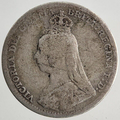 1891 Victoria Threepence Silver Coin | Collectable Grade