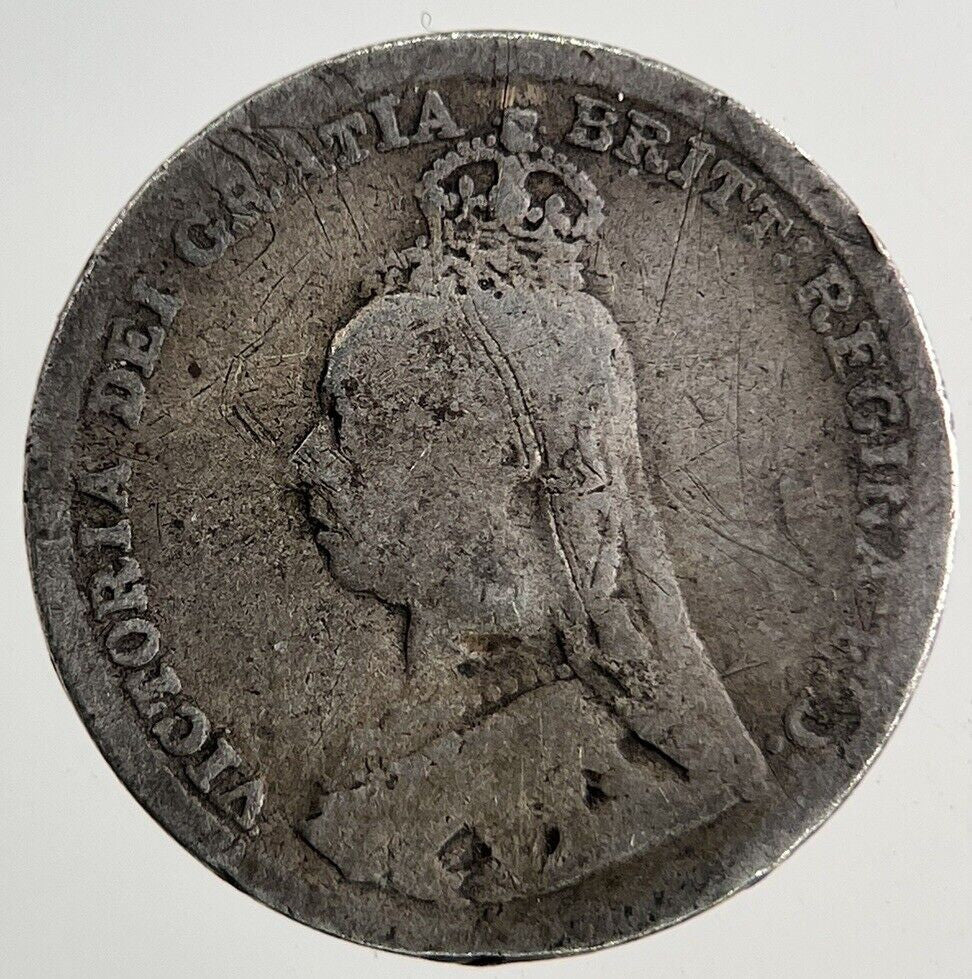 1891 Victoria Threepence Silver Coin | Collectable Grade