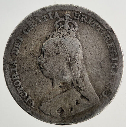 1891 Victoria Threepence Silver Coin | Collectable Grade