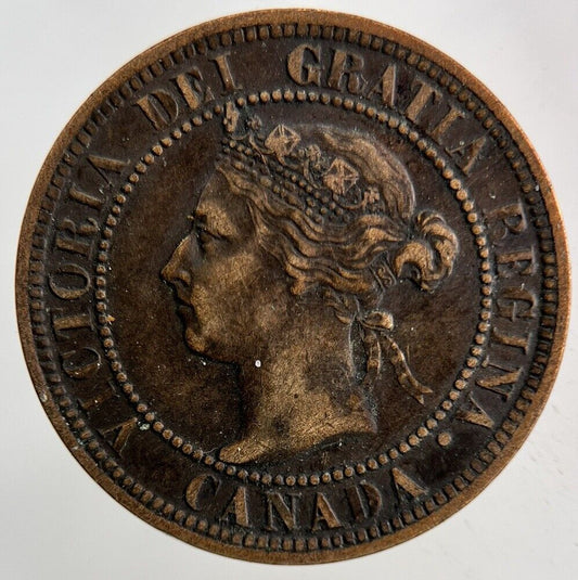 1892 Canada One Cent Coin | Fine Collectable Grade