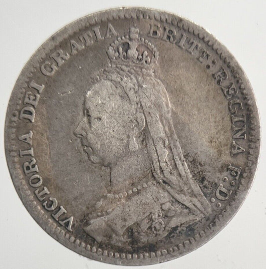 1891 Victoria Threepence Silver Coin | Fine Collectable Grade