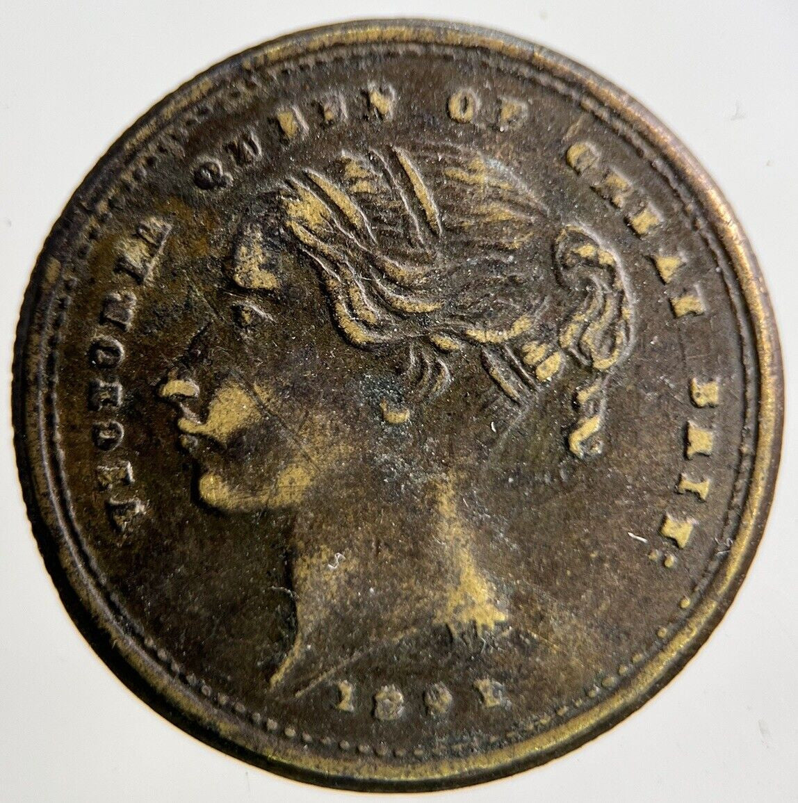 1891 Victoria Token Coin | Collectable Grade