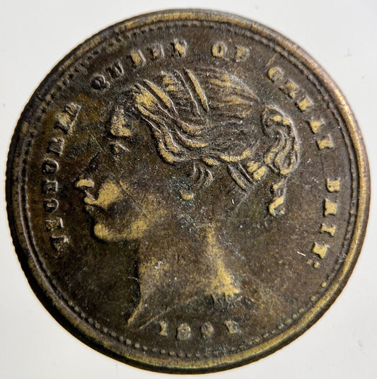 1891 Victoria Token Coin | Collectable Grade
