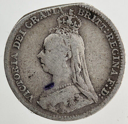 1891 Victoria Threepence Silver Coin | Collectable Grade