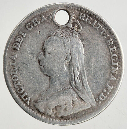 1891 Victoria Threepence Silver Coin | Collectable Grade