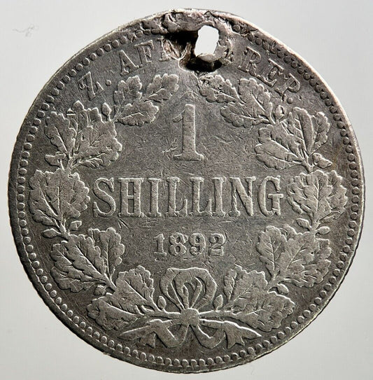 1892 South Africa Shilling Coin | Fair Grade | a1916