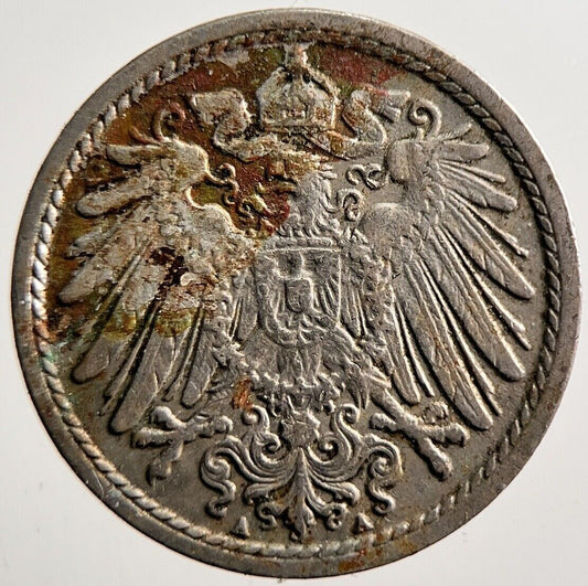 1892 Germany 5 Pfennig Coin | Fine Collectable Grade | a3551