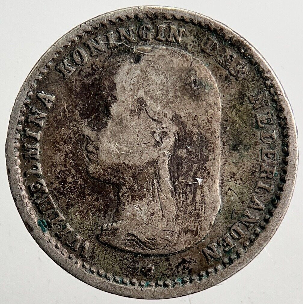 1892 Netherlands 10 Cents Silver Coin | Collectable Grade | a3391