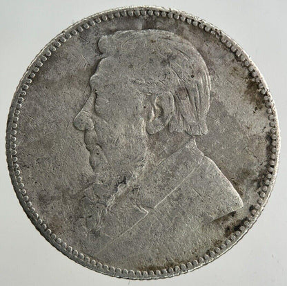 1892 South Africa One Shilling Silver Coin | Fine Collectable Grade