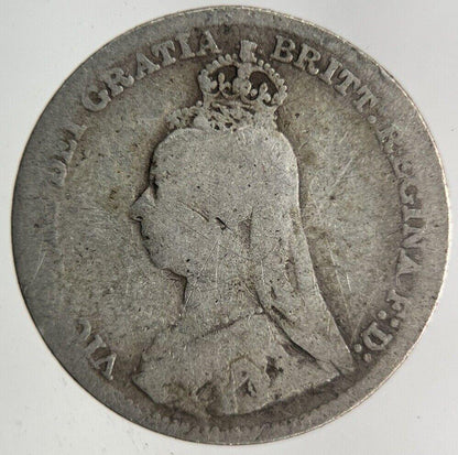 1892 Victoria Threepence Silver Coin | Fine Collectable Grade