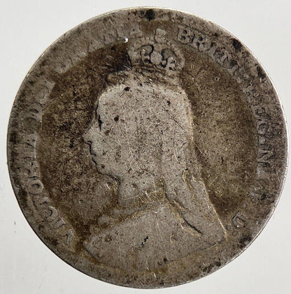 1892 Victoria Threepence Silver Coin | Collectable Grade | a6071