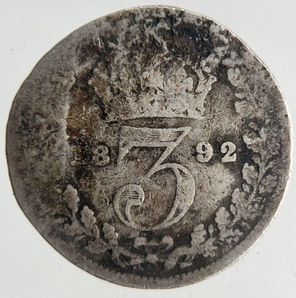 1892 Victoria Threepence Silver Coin | Collectable Grade
