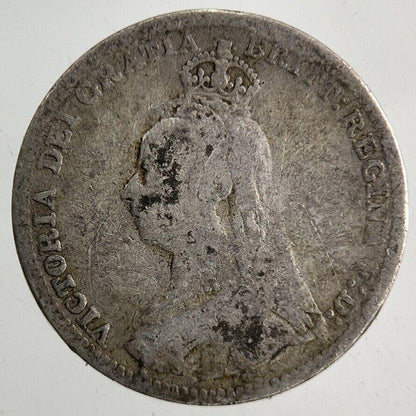 1892 Victoria Threepence Silver Coin | Collectable Grade