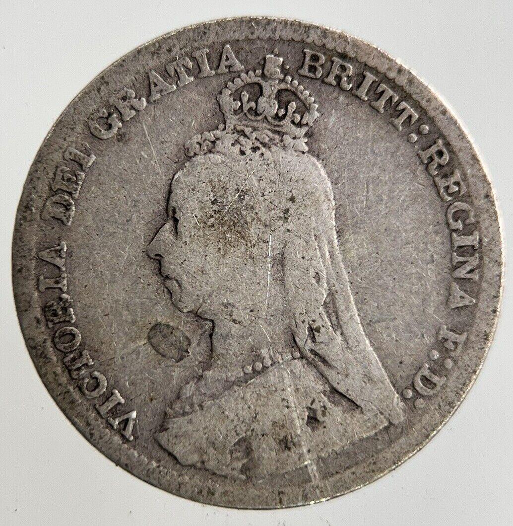 1892 Victoria Threepence Silver Coin | Collectable Grade