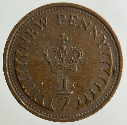 1971 Elizabeth II 2nd New 1/2 Half-Penny Coin | Fine Collectable Grade