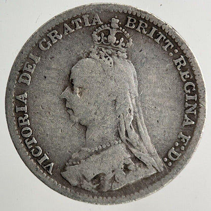 1892 Victoria Threepence Silver Coin | Fine Collectable Grade