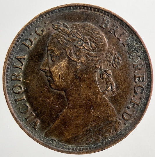 1893 Victoria Farthing Coin | Very High Grade | a7692