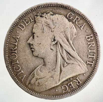 1893 Victoria Half-Crown Silver Coin | Fine Collectable Grade
